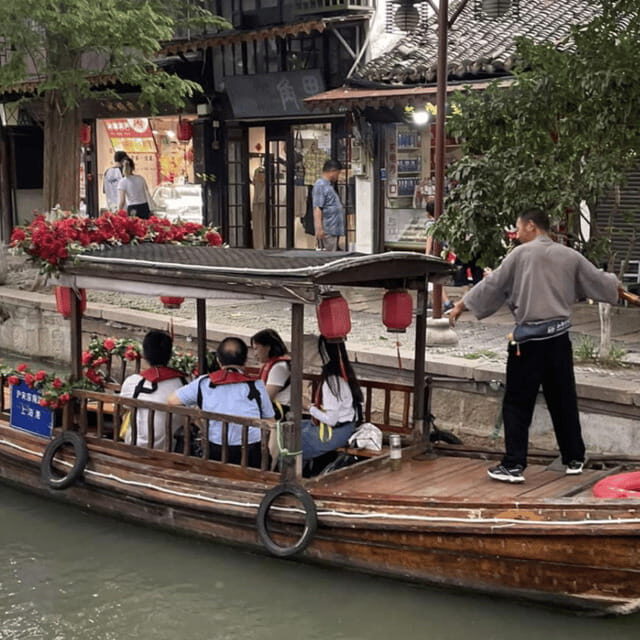 2 Day Private Shanghai Skyline to Watertown & Suzhou Garden - Zhujiajiao Water Town: 3 hours of canals, stone bridges, and slow views