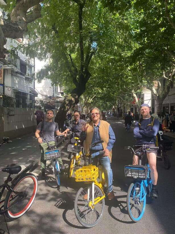 Explore Shanghai's Old Town & Suzhou River by Bike - Former French Concession: villas, cafes, and European-style streets