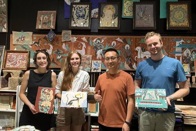 Hands On Chinese Cave Murals with Local Expert - The materials and techniques that make it feel like mural work