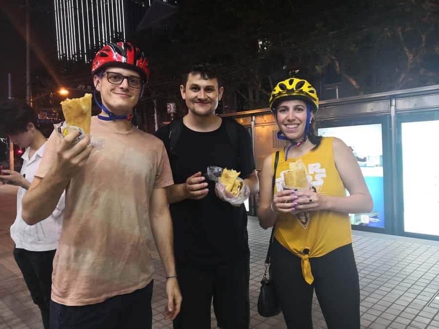 Shanghai: 4-Hour Nightlife Adventure & Tasting Bike Tour - Getting started near Fuxing Senior High: what the ride setup feels like