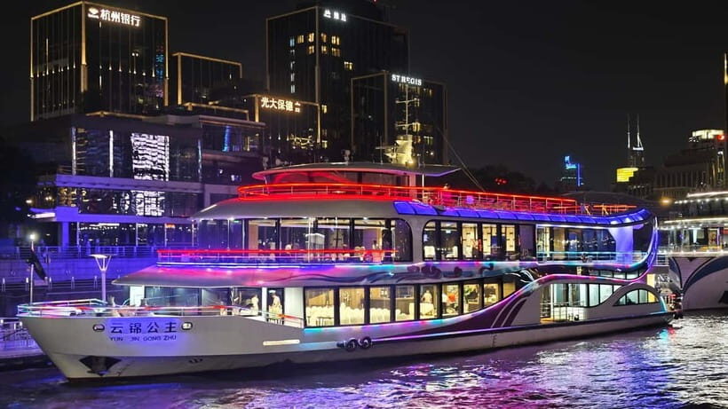 Shanghai: After Dark Dinner and Huangpu River Night Cruise - The Short Walk Moments: Getting Your Bearings by the River