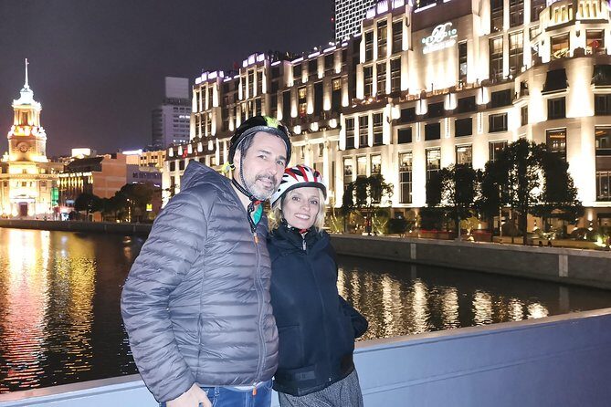Shanghai Foodie Test & Nightlife Adventure Bike Tour - Bund Skyline Views: Neon Looks Different at Two Wheels